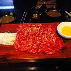 서울대입구 고기 한우육회마을 1호점
